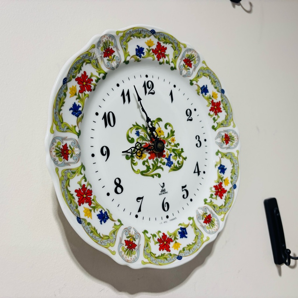 Vintage❤️Rare❤️Jax Limoges China Porcelain Wall Clock - Picture 3 of 7